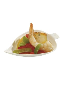 Mini Hoja Caña de Azúcar Blanca 92X61X17 mm. (50 u.)