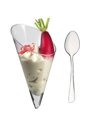 Pack de 12 Conos + 12 Cucharitas + 1 Soporte 