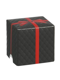 Cubo 160 ml. + Tapas Negra 56X56X56 mm. (25 u.)