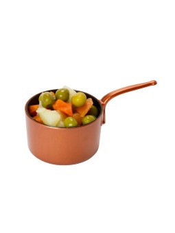 Cacerola Cobre/Negro Ø 50X88,5 Alto 41 mm. 45 ml. (6 u.)