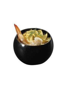 Mini Esfera Negra Boca Ø 45 Alto 30 mm. Cap. 30 ml. (10 u.)