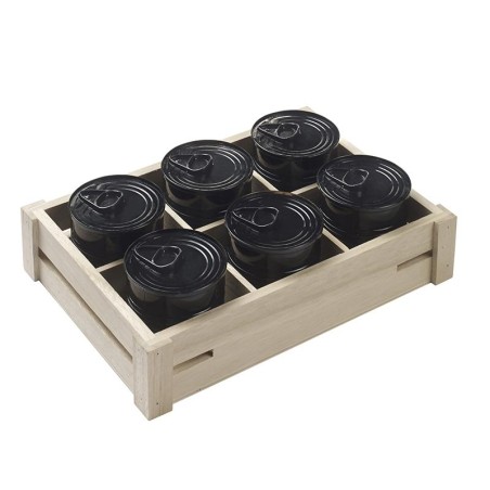 Cubetas Madera para Lata 220 ml. 346X237X46 mm. (1 u.)