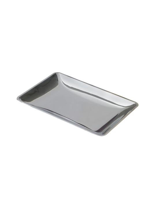 Mini Plato Fluid Plata 90X60X9 mm. (50 u.)
