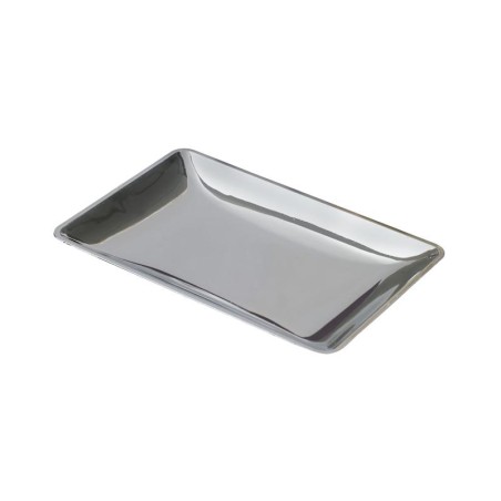 Mini Plato Fluid Plata 90X60X9 mm. (50 u.)