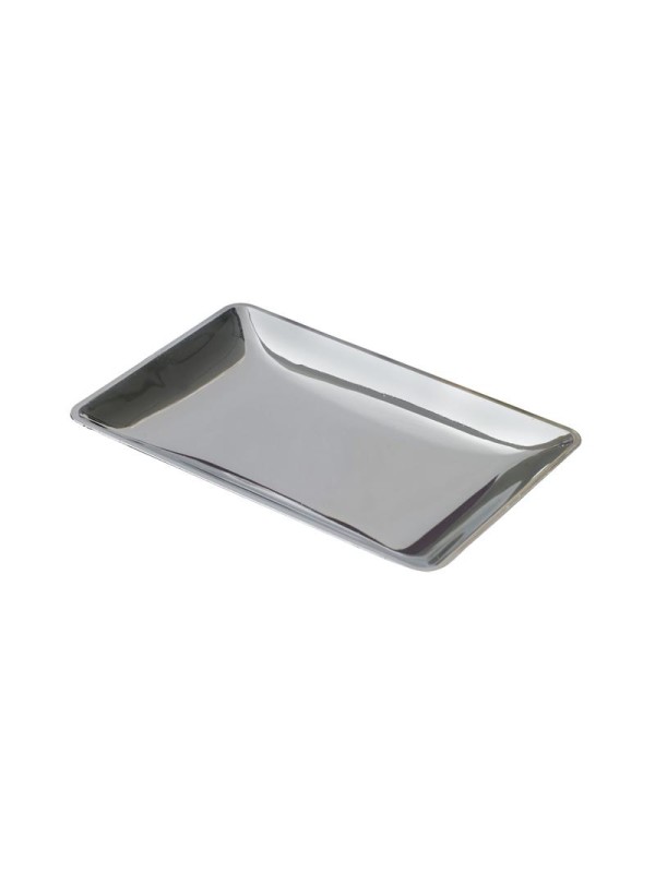 Mini Plato Fluid Plata 90X60X9 mm. (50 u.)
