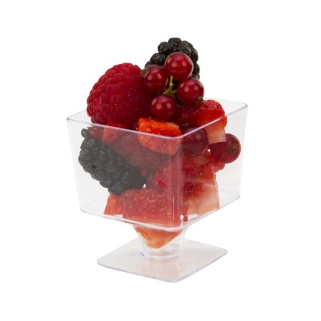 Mini Copa Cóctel Transparente 45X45 mm. Alto 52 mm. 60 ml.  (12 u.)