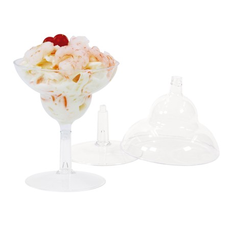 Mini Copa Cóctel Transparente Ø 53 mm. Alto 88 mm. 60 ml.  (10 u.)