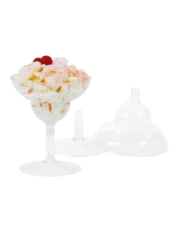 Mini Copa Cóctel Transparente Ø 53 mm. Alto 88 mm. 60 ml.  (10 u.)