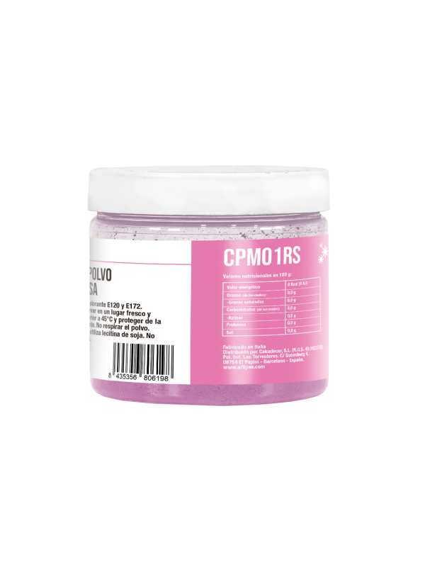 Colorante Metalizado Rosa en Polvo