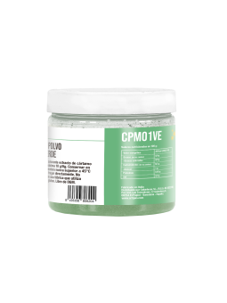 Colorante Metalizado Verde Esmeralda en Polvo