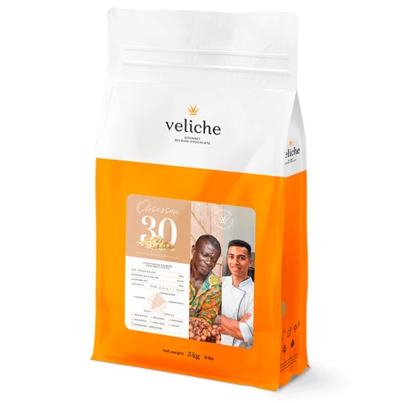 Obsession 30. Cobertura de Chocolate Blanco 30 % 2,5 kg