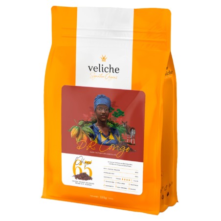 Okapi 65. Cobertura Chocolate Negro 65 % 2,5 kg