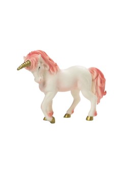 Unicornio Rosa y Dorado