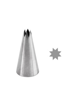 Boquilla Estrella Inoxidable Ø 6 mm