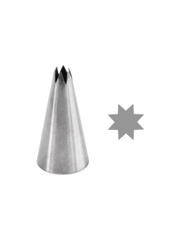 Boquilla Estrella Inoxidable Ø 10 mm