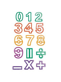 Set 15 Moldes Números y Signos