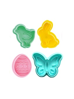 Set 4 Cortantes Pascua con Expulsor