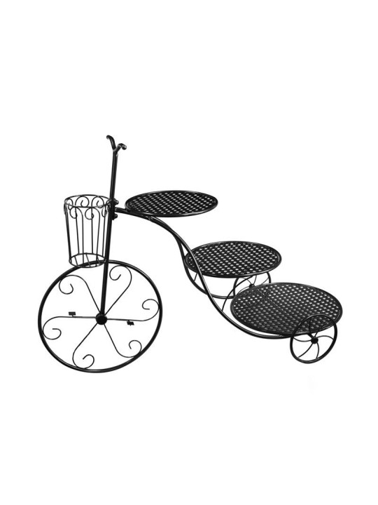 Soporte Pastel Bicicleta 3 Pisos Negro